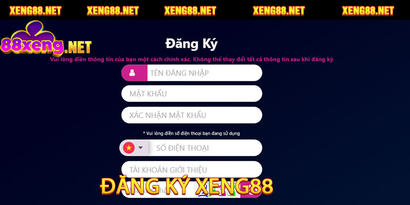 đăng ký xeng88